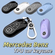 For Mercedes Benz Key Fob Cover EQE350 S580 C300 C-Class S-Class G-Class E-Class TPU car Key case
