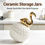 Candy Jars Bird Cover Container Deer MINI Animal Storage Spices