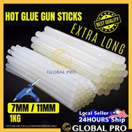 [1kg] 7mm/11mm x 300mm Hot Melt Glue Stick for Glue Gun Glue Stick Batang Gam Untuk Pistol Gam Panas
