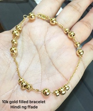 10k pure gold filled bracelet