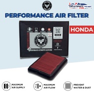 FELLAS Performance Air Filter for HONDA | Drop In Air Filter / Open Pod Washable Vezel Civic Jazz