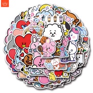 J· BTS Stickers Set Idol Graffiti Waterproof Decals Pack, 57 pcs/set