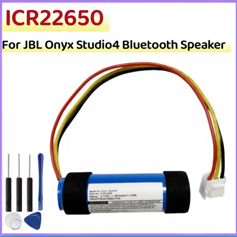 New ICR22650 Replacement Battery For Harman/Kardon Onyx Studio 4 Bluetooth Speaker Batteries With To