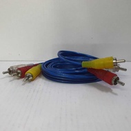 Hoshi Transparent RCA Cable Audio Video 3x3
