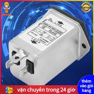 chasoee【kho hiện tại】Bộ Lọc Nguồn EMI + Ổ Cắm Cầu Chì 2 Trong 1 An Toàn Đơn 125/250V CW2B-10A-T(001)