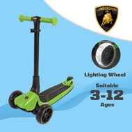 Lamborghini Twist Scooter for Kids (3-12 years old) with Lighting Wheels