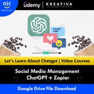 Chatgpt Video Course-Social Media Management ChatGPT + Zapier | Learn Chatgpt course | Learn Chatgpt