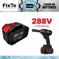 BATTERY ONLY-FixTo 12V/ 18V/ 68V/ 128V/ 288V Cordless Drill Wrench Li-On Rechargeable Battery