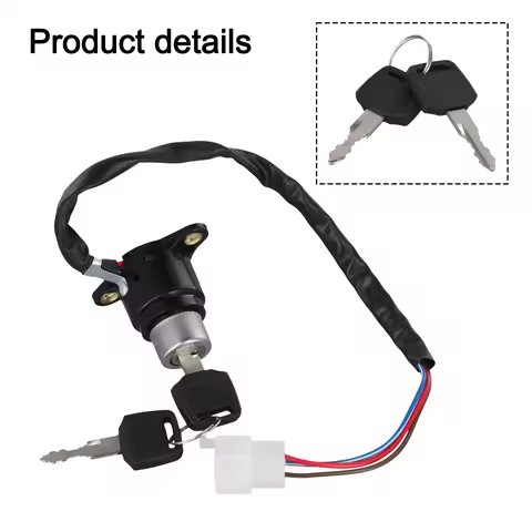 1pcs Silver Metal Ignition Key Switch Fits For Honda Shadow VT 1100 C C2 C3 OEM Number 35100-MCK-A00