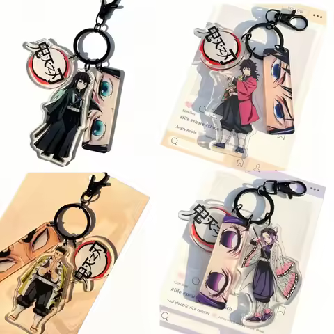 Acrylic Keychain – Tokitou Muichirou Kochou Shinobu Tomioka Giyuu Character Bag Charm