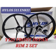 HYLOS 511 ENKEI Y125ZR Y125 FRONT SPORT RIM DEPAN ( 2PCS) 1.4/1.4-17