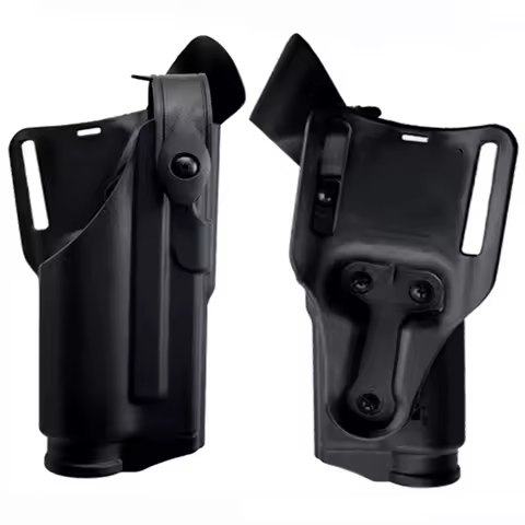 Tactical Glock 17 19 22 23 31 32 Right Hand Airsoft Pistol Belt Holster With Flashlight Glock Pistol