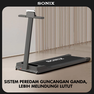 Sonix T Model Treadmill Incline Sport Treadmill Sudut 8° Electric Low Watt Dapat Dilipat Running Pad