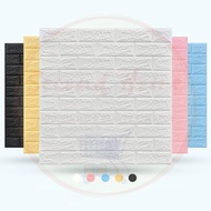 [Fast Shipping] 3D Wall Panels Peel and Stick Self-Adhesive Real Bricks Effect Wall Tiles for Kids Room Bathroom Living