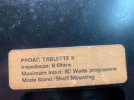 ProAc Tablette 2 Original repair parts(D2010/11 F-GX/Audio Crossover）
