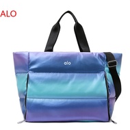 【New】 Alo Yoa New Gym Bag Womens Commute Leisure Shoulder Bag Yoga Portable Storage Bag Multi-Functi
