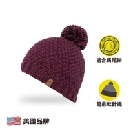 SUNDAY AFTERNOONS - 保暖帽 Glissade Ponytail Beanie, Raisin One Size