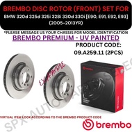 BREMBO GENUINE DISC ROTOR (FRONT, REAR) FOR BMW 320d 325d 325i 328i 330d 330i [E90, E91, E92, E93] (