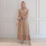 Dress Wanita Baju Muslim Wanita Alma Lebaran Terbaru 2021 1