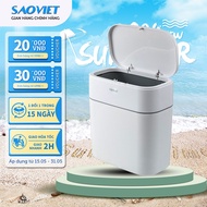 Feidash Brand Multi-Purpose Trash Can G3810/G3811 - Trash Bag Tie Design with Just 1 Operation - Mak