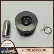 New 6 Sets STD Piston Kit With Ring 13101-17080 Fit For Toyota 1HD Engine 94MM