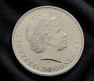 2012年英國不列顛銀幣