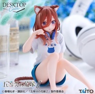 「+10肥仔裝備鋪」現貨 Taito 五等分的新娘 Desktop Cute 中野三玖 貓耳居家服ver. 景品