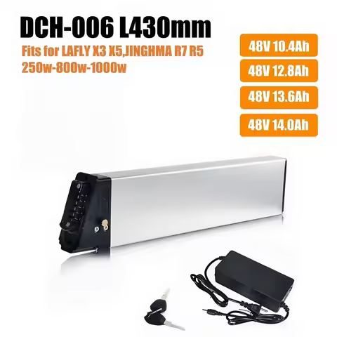 Replacement Batteries 48V 14Ah 13.6Ah 12.8Ah for ENGWE EP-2 Pro LAFLY X5 JINGHMA R7 750W-1000W Bike 
