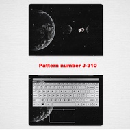 SOLID KARK COLOR SERIES Computer Stickers Vinyl 2 Sides Laptop Skin for 11/12/13/14/15/17 Inch Unive