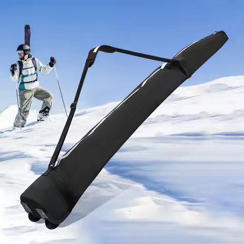 Store Transport Snowboard Bag with Wheel Scratch Resistant Snowboard Cover 600D Oxford Waterproof fo