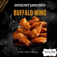 BUFFALO CHICKEN WINGS 1KG/FROZEN FOOD/FARMPRIDE HALAL