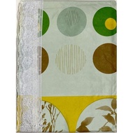 WATERPROOF DINING TABLE CLOTH - SQUARE DINING TABLE MAT FOR 6-8 CHAIRS CODE 932