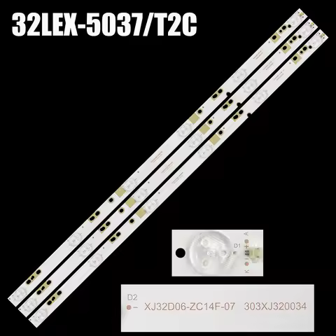 LED Backlight Strips For XJ32D06-ZC14F-07 303XJ320034 SHYS32D06-ZC1FG-02 303HS320036 PLDED3273A-B LE
