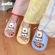 XIXITIAO Summer Home Cute Cute Cute Puppy Slippers Men Women Comfortable Bathroom Sandals Slippers