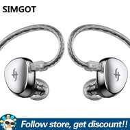 SIMGOT EA500 Hi-Res In Ear Monitor Musician Audiophile Metal Headphone Dynamic Driver Music IEM Earp