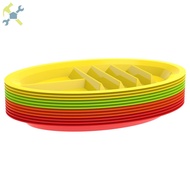 Taco Holder Plates Safe Taco Bar Taco Plates with Dividers for Taco Supplies SHOPCYC0155