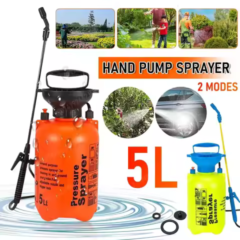 2L 5L Garden Pressure Sprayer Water Pump Pressure Sprayer 2 Modes Plant Spray Bottle Adjustable Stra