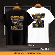 Ready StockCotton T-Shirt 4WD Off-Road Buggy Unisex Round Neck,Lengan Pendek,Cetak Baju Lelaki Perem