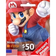 ZOOM Nintendo eShop Gift Card USA Region ONLY