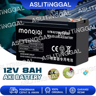 Baterai / Aki Motor LISTRIK 12V 8AH / aki tangki semprot/aki mobil mainan/aki battery batre accu spr