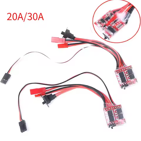 ESC Motor Speed RC ESC 2KHz Forward Reverse Brush Brake RC 2S For Controller Boat Car Prototank Top 