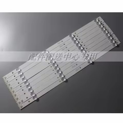 9pcs x LED for 4C-LB5504-HR17J /18J L55P3CUS LVU550ND1L 55BC7600 55HR330M04B5 55BX7600 55U6780C 6780