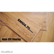 🌱⏯4MM SPC VINYL CLICK FLOORING  (12PCS)/ 28.3SQFT/ VINYL FLOORING #WATERPROOFFLOORING #SPCFLOORING