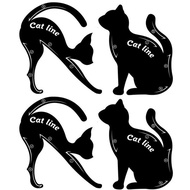 Alayna Eyeliner Stencils for Cat Eye Winged and Smokey Eyeshadow Applicators Shaper Tool Guide Stick