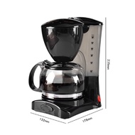 220V 650W 6Cups Mini Electric Household Drip-type Coffee Machine American Coffee Tea Machine Coffee 