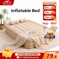 WTHB Inflatable Air Bed Mattress With Pump Portable  Single/Double Tilam Angin Camping Bed 40cm