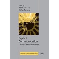 Explicit Communication - Paperback - English - 9781349360994