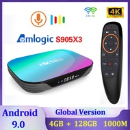 HK1  Smart   Amlogic S905X3 Android 9.0 4GB RAM 64GB ROM 128GB 2.4G & 5G Wifi 4K 8K Media Player Set