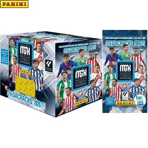 New 2026/27 Panini Megacracks LaLiga Soccer Trading Collection Card Booste 5Pack in Stock