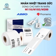 Jewelry Printing Labels for AIMO Phomemo M110/M200 I Thermal Printer Genuine I Thermal Printing Pape